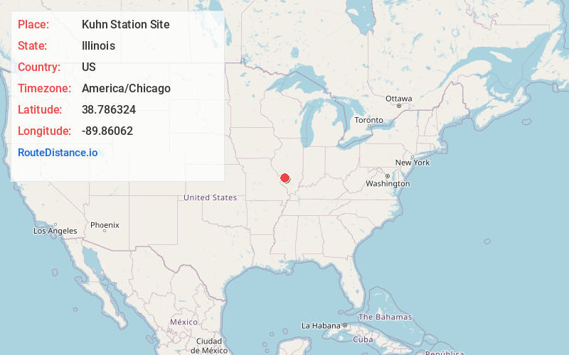 Map of Kuhn Station Site