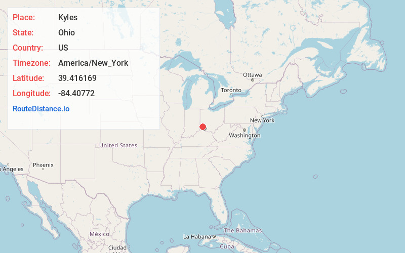 Map of Kyles