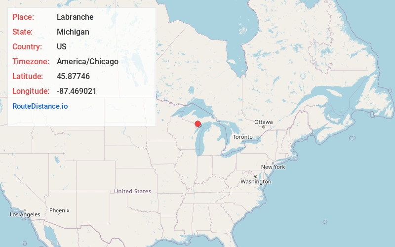 Map of Labranche