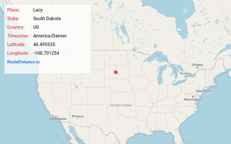 Map of Lacy