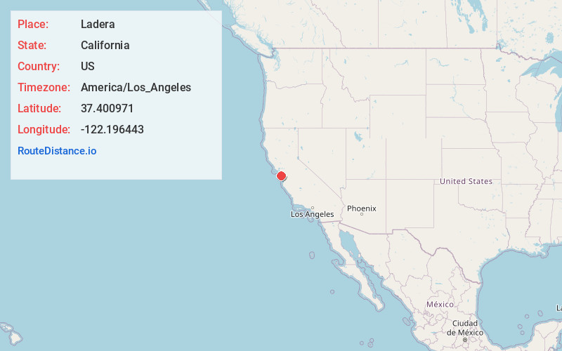 Map of Ladera