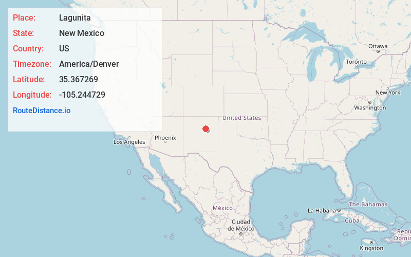 Map of Lagunita