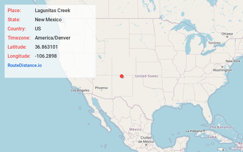 Map of Lagunitas Creek