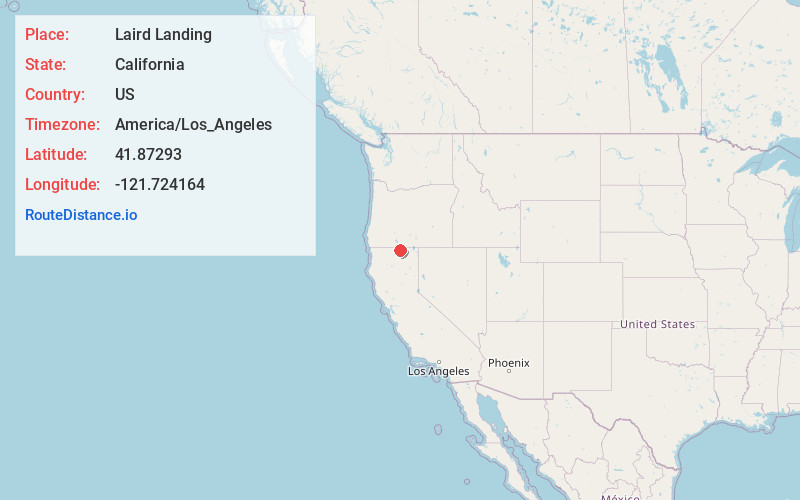 Map of Laird Landing