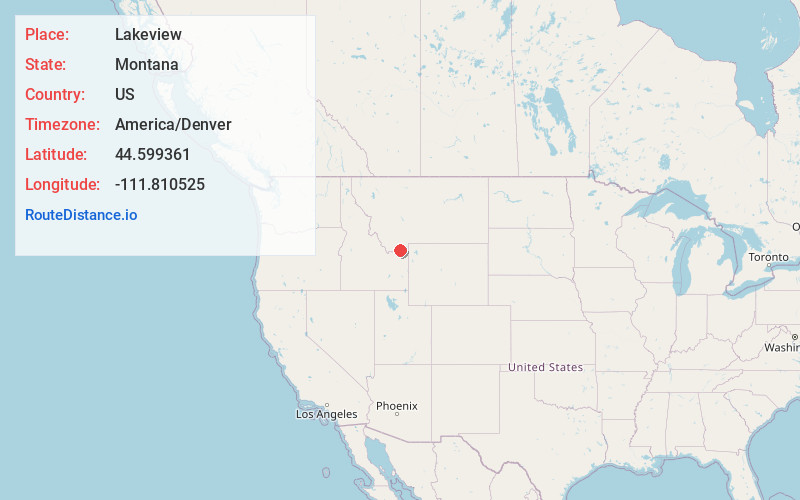 Map of Lakeview