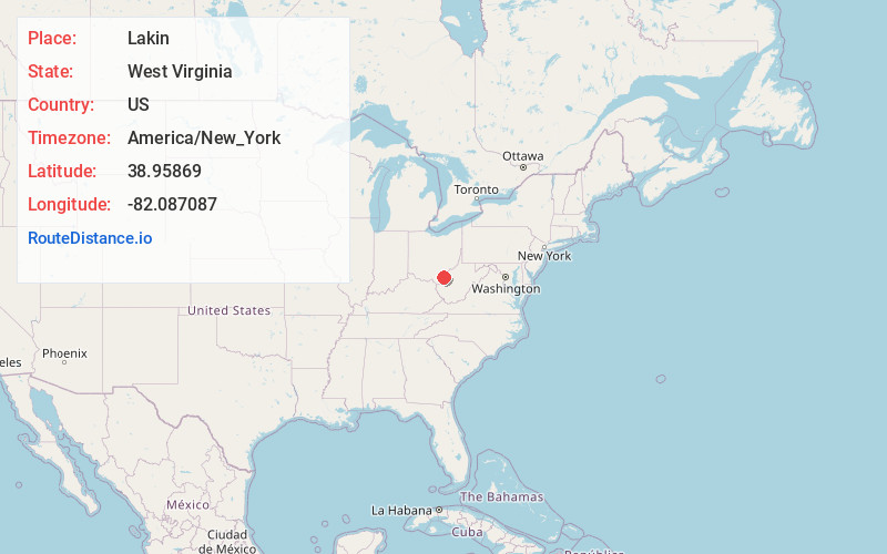 Map of Lakin