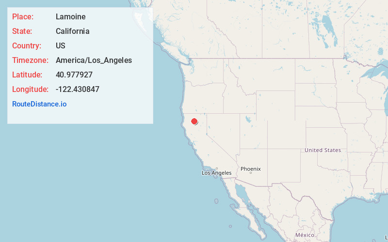 Map of Lamoine