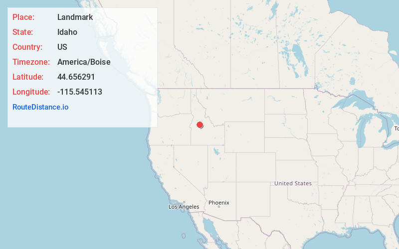 Map of Landmark