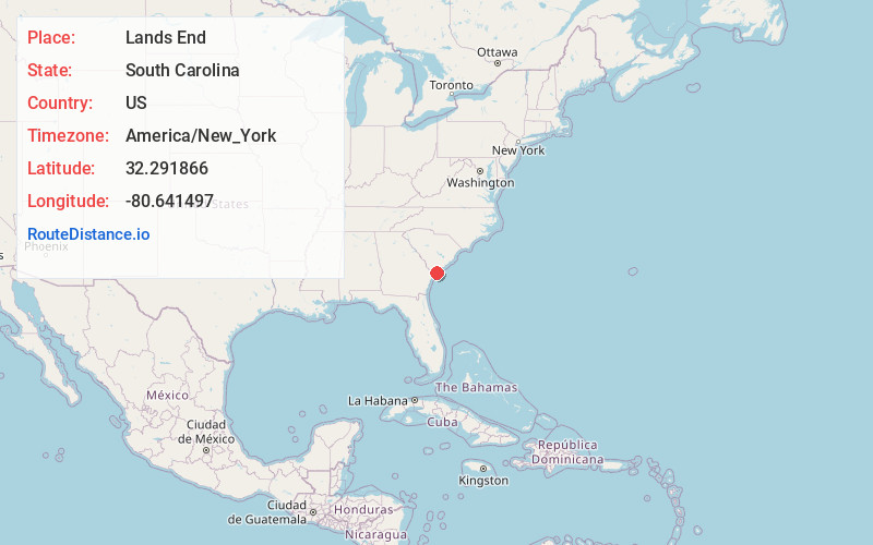 Map of Lands End