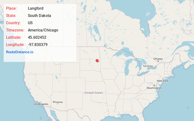 Map of Langford
