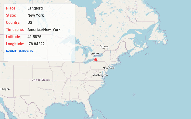 Map of Langford