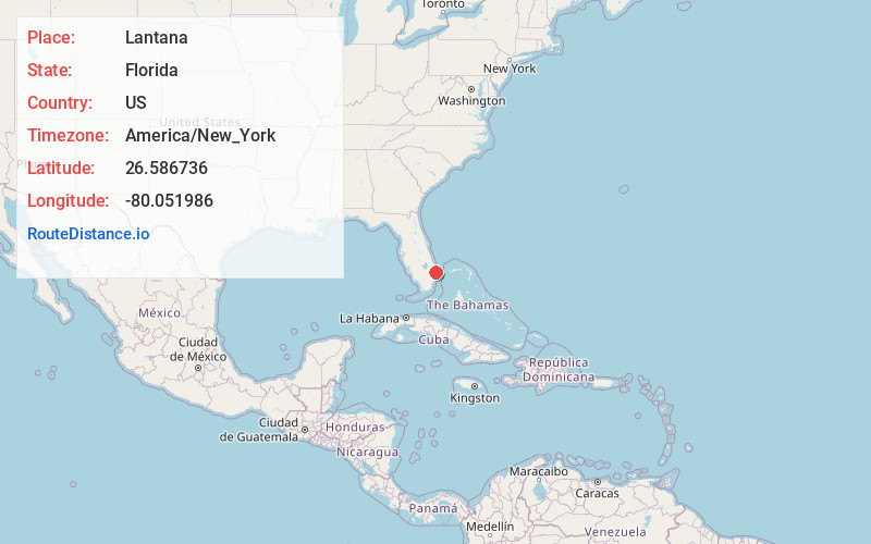 Map of Lantana