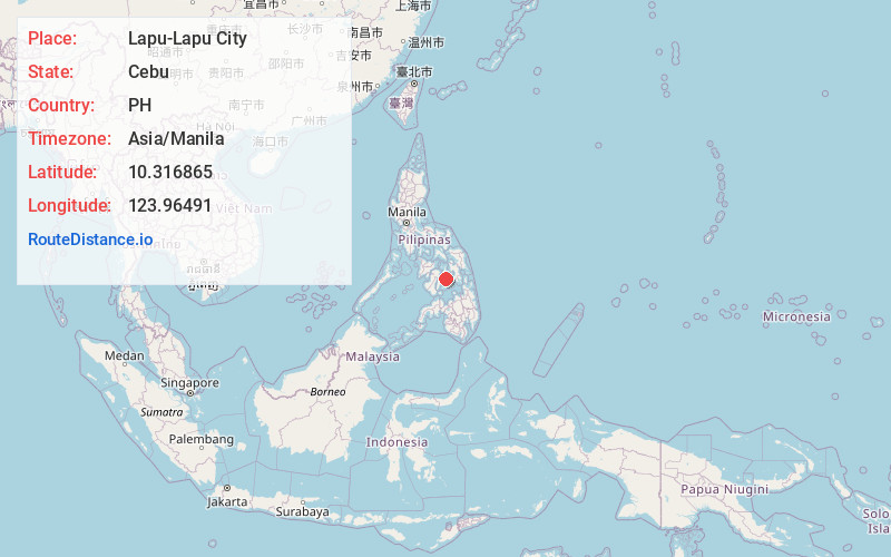 Map of Lapu-Lapu City