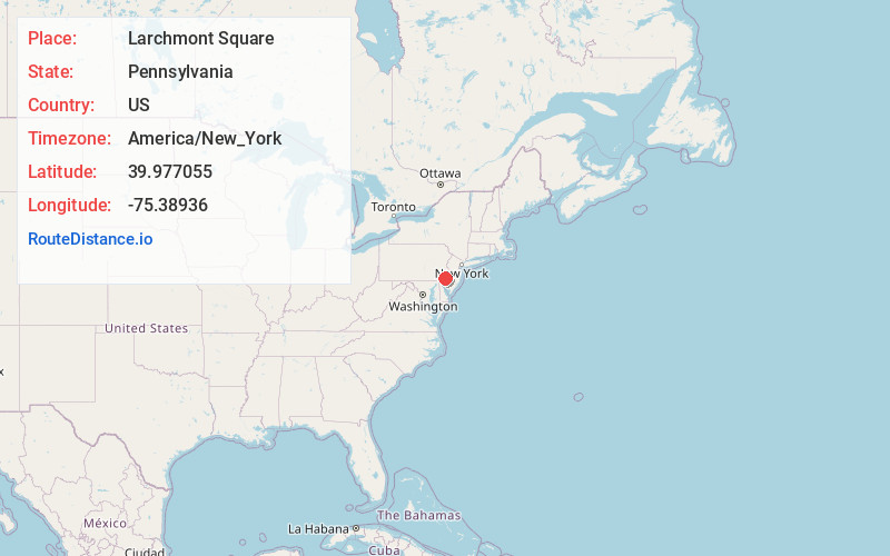Map of Larchmont Square