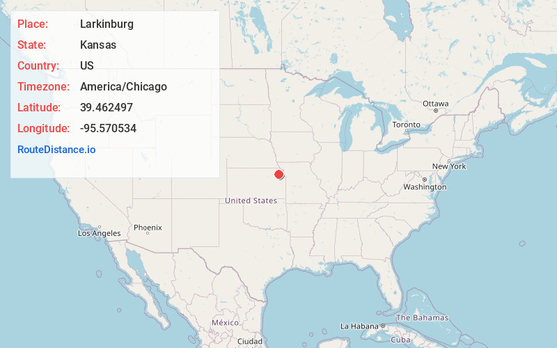 Map of Larkinburg