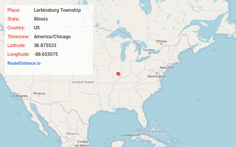 Map of Larkinsburg Township