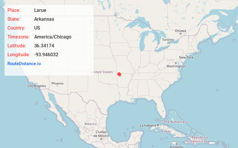 Map of Larue