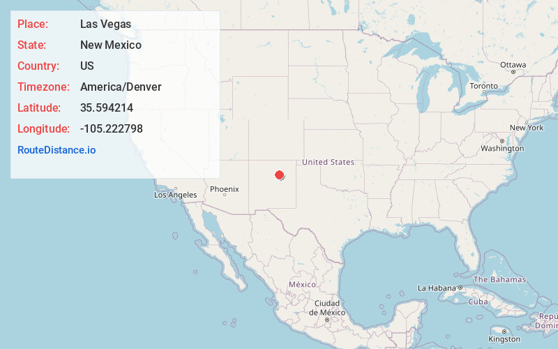 Map of Las Vegas
