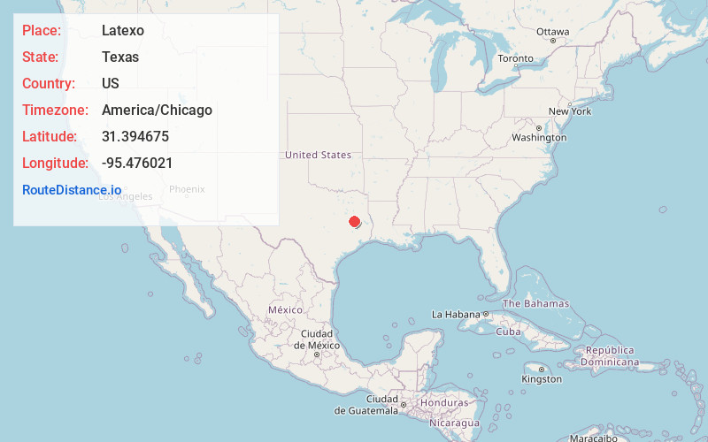 Map of Latexo
