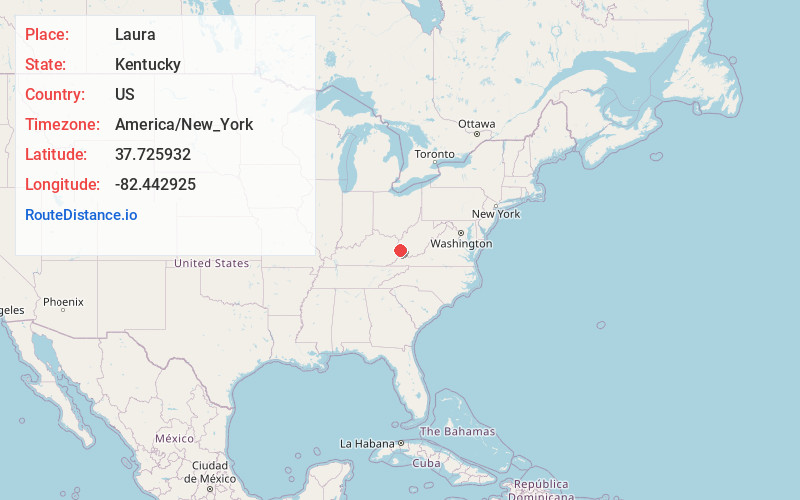 Map of Laura