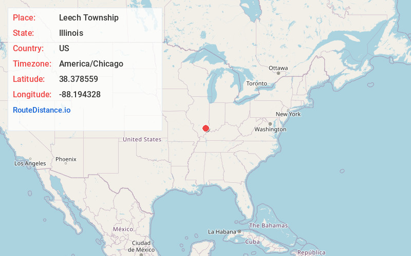Map of Leech Township