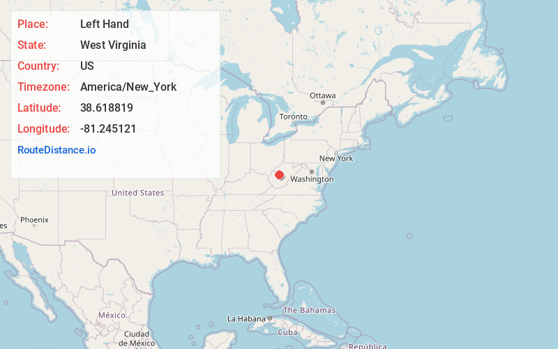 Map of Left Hand