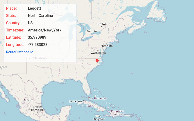 Map of Leggett