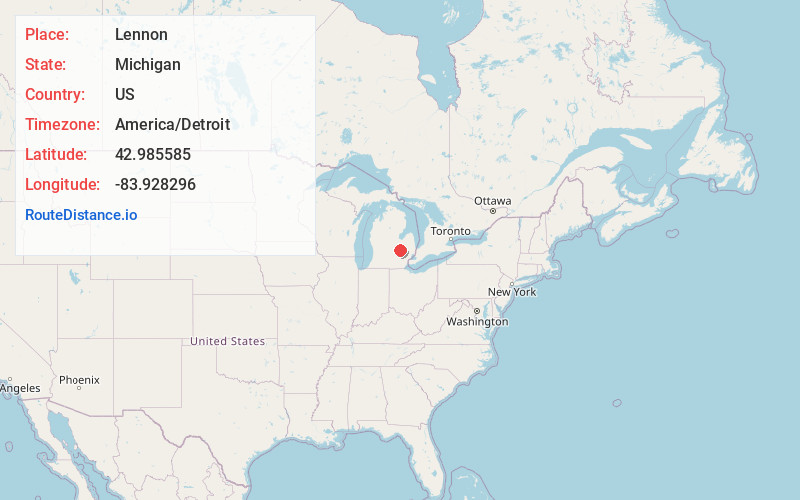 Map of Lennon
