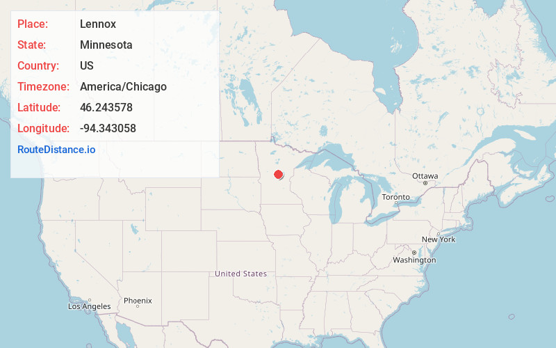 Map of Lennox