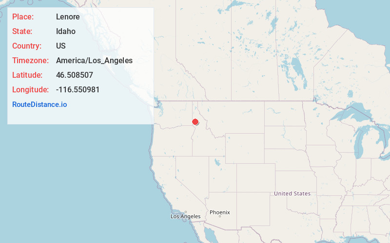 Map of Lenore