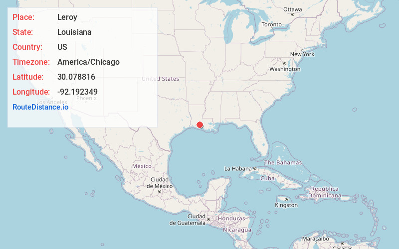 Map of Leroy