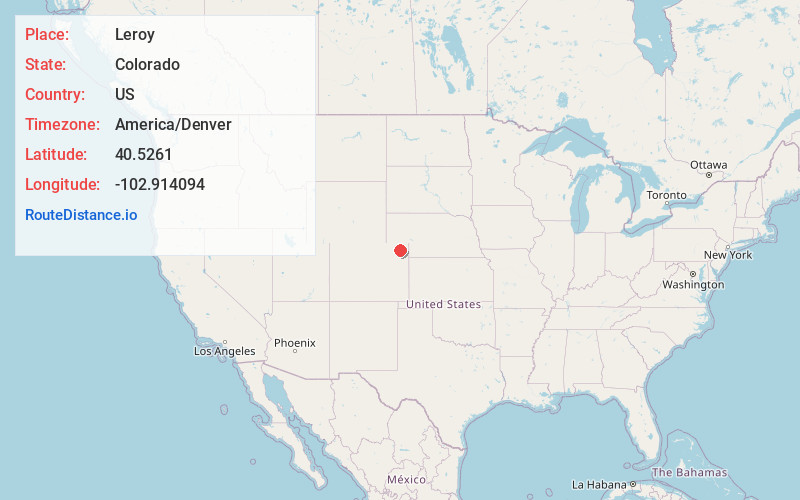 Map of Leroy