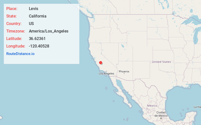 Map of Levis