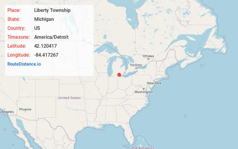 Map of Liberty Township
