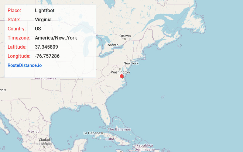 Map of Lightfoot