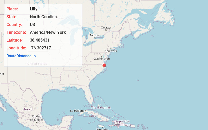 Map of Lilly
