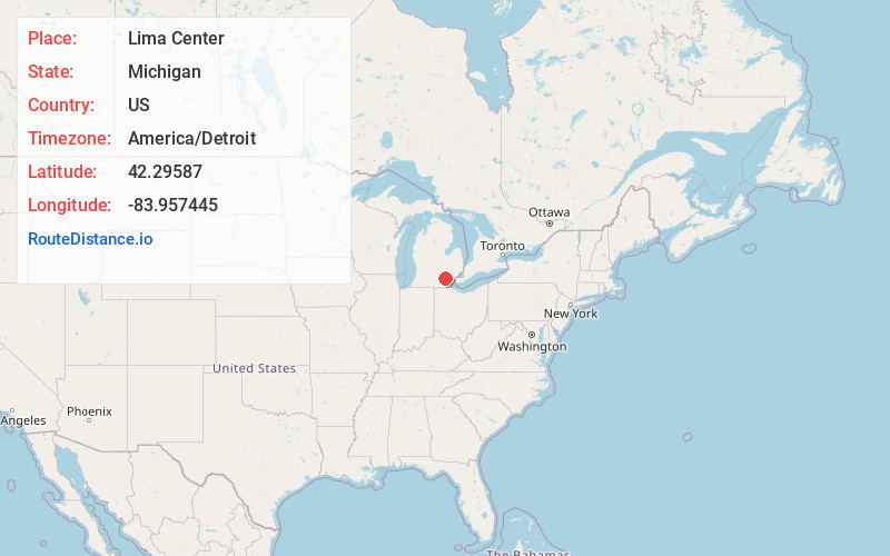 Map of Lima Center