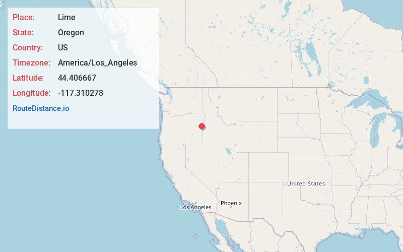Map of Lime