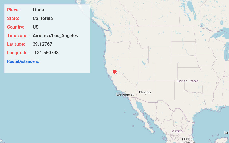 Map of Linda