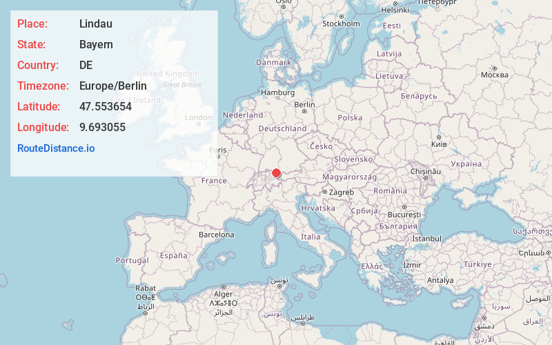 Map of Lindau