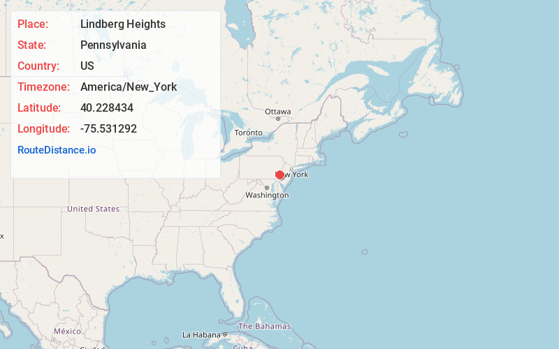 Map of Lindberg Heights