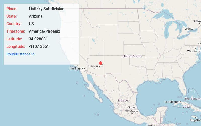Map of Lisitzky Subdivision