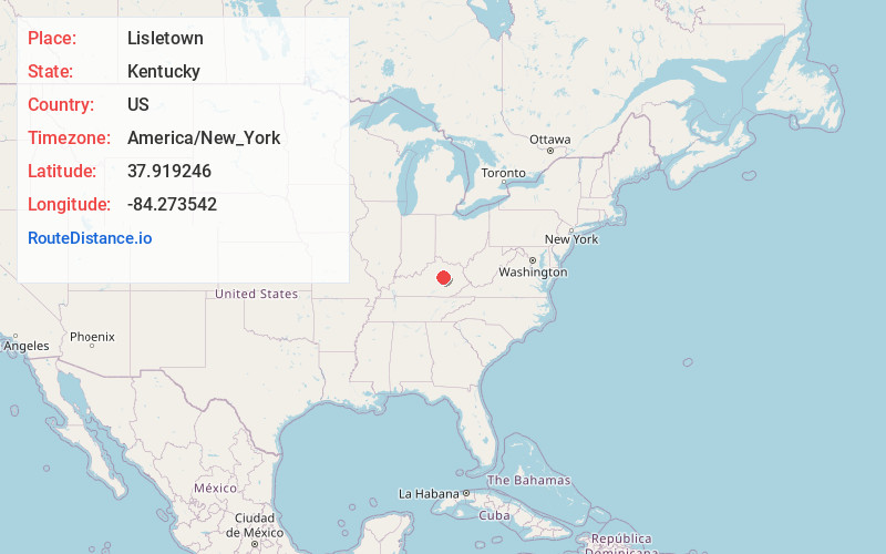 Map of Lisletown