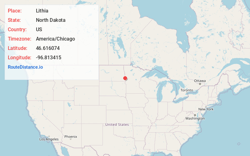 Map of Lithia