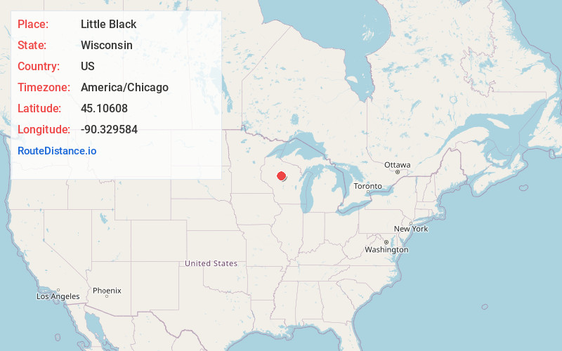 Map of Little Black
