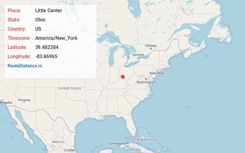 Map of Little Center