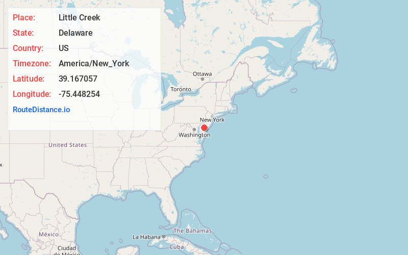 Map of Little Creek