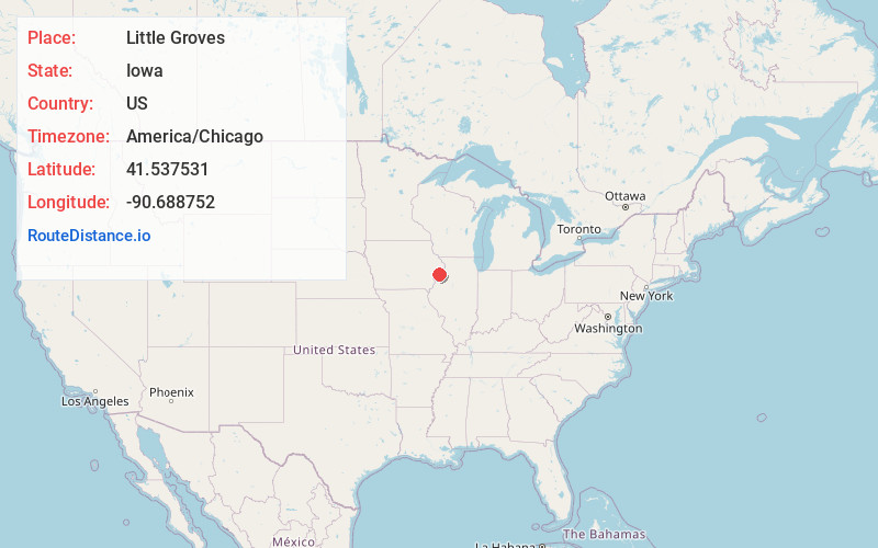 Map of Little Groves