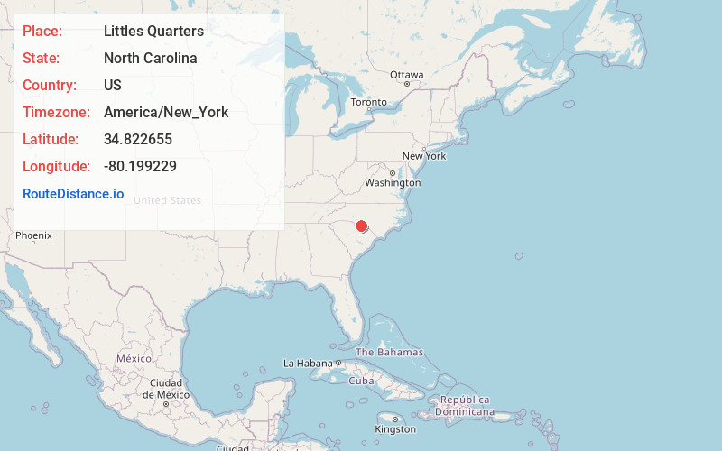 Map of Littles Quarters