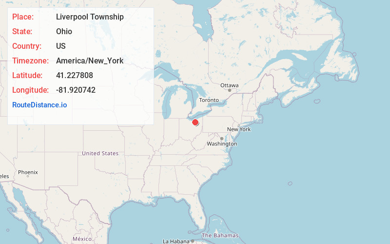 Map of Liverpool Township